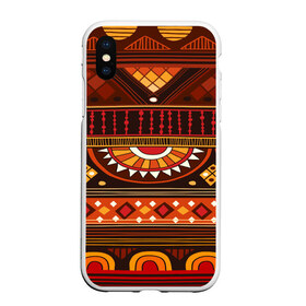 Чехол для iPhone XS Max матовый с принтом Узорная этника в городе Новоалтайск, Силикон | Область печати: задняя сторона чехла, без боковых панелей | Тематика изображения на принте: africa | pattern | африка | африканские мотивы | народы африки | национальная одежда | переплетение нитей | ткани | узор | этнический узор