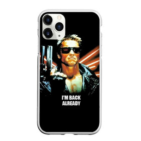 Чехол для iPhone 11 Pro матовый с принтом Терминатор Я уже вернулся 3D в городе Новоалтайск, Силикон |  | Тематика изображения на принте: terminator | терминатор