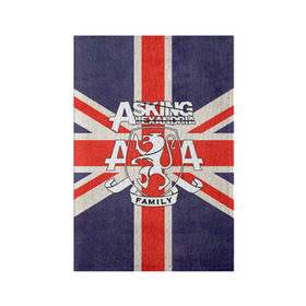 Обложка для паспорта матовая кожа с принтом Asking Alexandria флаг Англии в городе Новоалтайск, натуральная матовая кожа | размер 19,3 х 13,7 см; прозрачные пластиковые крепления | бен брюс | герб | группа | джеймс касселлс | дэнни уорсноп | жанр | кэмерон лидделл | лев | музыка | музыканты | песни | рок | сэм бэттли | хэви метал | электроникор