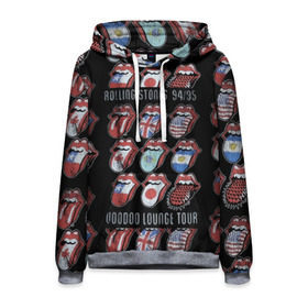 Мужская толстовка 3D с принтом The Rolling Stones в городе Новоалтайск, 100% полиэстер | двухслойный капюшон со шнурком для регулировки, мягкие манжеты на рукавах и по низу толстовки, спереди карман-кенгуру с мягким внутренним слоем. | англия | аргентина | блюз рок | канада | мик джаггер | музыка | песни | психоделический рок | ритм н блюз | рок | рок н ролл | ролинг | рот | стоун | стоунз | сша | флаг | язык | япония