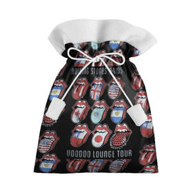Подарочный 3D мешок с принтом The Rolling Stones в городе Новоалтайск, 100% полиэстер | Размер: 29*39 см | Тематика изображения на принте: англия | аргентина | блюз рок | канада | мик джаггер | музыка | песни | психоделический рок | ритм н блюз | рок | рок н ролл | ролинг | рот | стоун | стоунз | сша | флаг | язык | япония