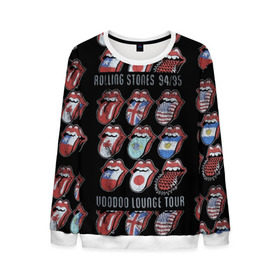 Мужской свитшот 3D с принтом The Rolling Stones в городе Новоалтайск, 100% полиэстер с мягким внутренним слоем | круглый вырез горловины, мягкая резинка на манжетах и поясе, свободная посадка по фигуре | англия | аргентина | блюз рок | канада | мик джаггер | музыка | песни | психоделический рок | ритм н блюз | рок | рок н ролл | ролинг | рот | стоун | стоунз | сша | флаг | язык | япония