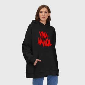 Худи SuperOversize хлопок с принтом Viva La Vida в городе Новоалтайск, 70% хлопок, 30% полиэстер, мягкий начес внутри | карман-кенгуру, эластичная резинка на манжетах и по нижней кромке, двухслойный капюшон
 | coldplay
