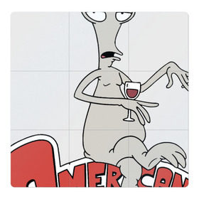 Магнитный плакат 3Х3 с принтом American Dad в городе Новоалтайск, Полимерный материал с магнитным слоем | 9 деталей размером 9*9 см | american dad | американский папаша | мультсериал