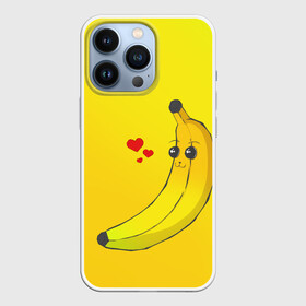 Чехол для iPhone 13 Pro с принтом Just Banana (Yellow) в городе Новоалтайск,  |  | Тематика изображения на принте: banana | банан | желтый | оранжевый | фрукты