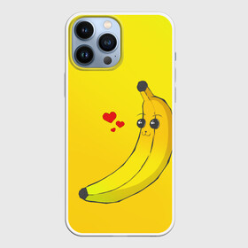 Чехол для iPhone 13 Pro Max с принтом Just Banana (Yellow) в городе Новоалтайск,  |  | Тематика изображения на принте: banana | банан | желтый | оранжевый | фрукты