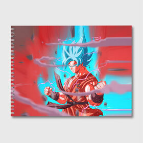 Альбом для рисования с принтом Dragon Ball в городе Новоалтайск, 100% бумага
 | матовая бумага, плотность 200 мг. | Тематика изображения на принте: anime | dragon ball | драконий жемчуг | жемчуг дракона
