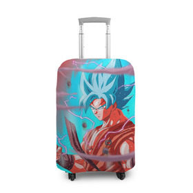 Чехол для чемодана 3D с принтом Dragon Ball в городе Новоалтайск, 86% полиэфир, 14% спандекс | двустороннее нанесение принта, прорези для ручек и колес | anime | dragon ball | драконий жемчуг | жемчуг дракона