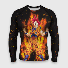 Мужской рашгард 3D с принтом Драгон Болл в городе Новоалтайск,  |  | anime | dragon ball | goku | драгон болл