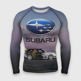 Мужской рашгард 3D с принтом SUBARU в городе Новоалтайск,  |  | Тематика изображения на принте: subaru | субару