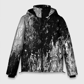Мужская зимняя куртка 3D с принтом GRAY&BLACK в городе Новоалтайск, верх — 100% полиэстер; подкладка — 100% полиэстер; утеплитель — 100% полиэстер | длина ниже бедра, свободный силуэт Оверсайз. Есть воротник-стойка, отстегивающийся капюшон и ветрозащитная планка. 

Боковые карманы с листочкой на кнопках и внутренний карман на молнии. | abstraction | color | spray | tie dye | абстракция | акварель | живопись | искусство | краски | текстуры | цветные краски | яркие цвета