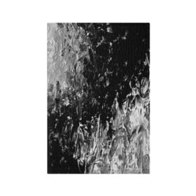 Обложка для паспорта матовая кожа с принтом GRAY&BLACK в городе Новоалтайск, натуральная матовая кожа | размер 19,3 х 13,7 см; прозрачные пластиковые крепления | Тематика изображения на принте: abstraction | color | spray | tie dye | абстракция | акварель | живопись | искусство | краски | текстуры | цветные краски | яркие цвета