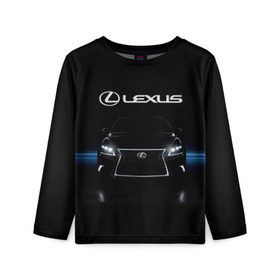 Детский лонгслив 3D с принтом Lexus в городе Новоалтайск, 100% полиэстер | длинные рукава, круглый вырез горловины, полуприлегающий силуэт
 | auto | lexus | sport | toyota | автомобиль | внедорожник | машина | спорт