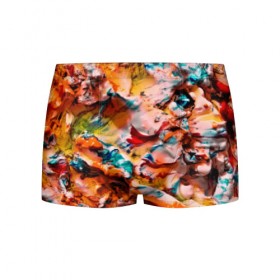 Мужские трусы 3D с принтом Tie-Dye в городе Новоалтайск, 50% хлопок, 50% полиэстер | классическая посадка, на поясе мягкая тканевая резинка | abstraction | color | spray | tie dye | абстракция | акварель | живопись | искусство | краски | текстуры | цветные краски | яркие цвета