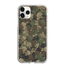 Чехол для iPhone 11 Pro матовый с принтом Камуфляж с черепами в городе Новоалтайск, Силикон |  | 23 февраля | армия | кости | милитари | паттрен | скелет | текстура | хаки | хеллоуин | череп
