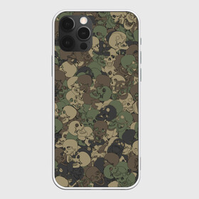 Чехол для iPhone 12 Pro Max с принтом Камуфляж с черепами в городе Новоалтайск, Силикон |  | 23 февраля | армия | кости | милитари | паттрен | скелет | текстура | хаки | хеллоуин | череп