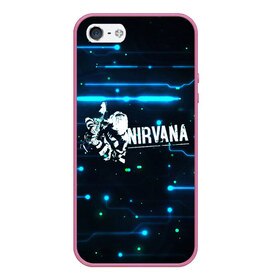 Чехол для iPhone 5/5S матовый с принтом Схема Nirvana (Курт Кобейн) в городе Новоалтайск, Силикон | Область печати: задняя сторона чехла, без боковых панелей | kurt cobain | микросхема | нирвана | плата