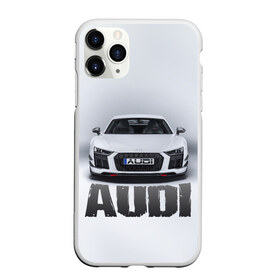 Чехол для iPhone 11 Pro матовый с принтом Audi серебро в городе Новоалтайск, Силикон |  | ауди | машина