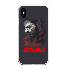 Чехол для iPhone XS Max матовый с принтом Metal Gear Solid в городе Новоалтайск, Силикон | Область печати: задняя сторона чехла, без боковых панелей | game | gear | metal | snake | игра | шпион