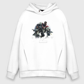 Мужское худи Oversize хлопок с принтом DESTINY 2 в городе Новоалтайск, френч-терри — 70% хлопок, 30% полиэстер. Мягкий теплый начес внутри —100% хлопок | боковые карманы, эластичные манжеты и нижняя кромка, капюшон на магнитной кнопке | destiny | destiny 2 | game | дестини | игра | рпг | шутер