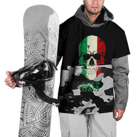 Накидка на куртку 3D с принтом Made in Italy в городе Новоалтайск, 100% полиэстер |  | camouflage | made in italy | skull | абстракция | города | италия | камуфляж | нация | страны | текстуры | череп