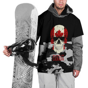 Накидка на куртку 3D с принтом Made in Canada в городе Новоалтайск, 100% полиэстер |  | camouflage | made in canada | skull | абстракция | города | камуфляж | канада | нация | страны | текстуры | череп