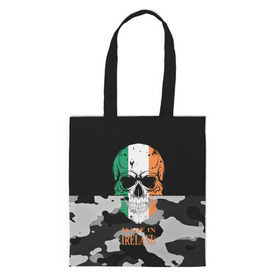 Сумка 3D повседневная с принтом Made in Ireland в городе Новоалтайск, 100% полиэстер | Плотность: 200 г/м2; Размер: 34×35 см; Высота лямок: 30 см | camouflage | made in ireland | skull | абстракция | города | ирландия | камуфляж | нация | страны | текстуры | череп