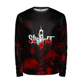 Мужской лонгслив 3D с принтом Slipknot пятна в городе Новоалтайск, 100% полиэстер | длинные рукава, круглый вырез горловины, полуприлегающий силуэт | slipknot | альтернативный метал | андерс | брызги | грув метал | колсефни | кори | кровь | метал | ню метал | рок | слипкнот | тейлор