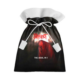 Подарочный 3D мешок с принтом Slipknot - The devil in i в городе Новоалтайск, 100% полиэстер | Размер: 29*39 см | Тематика изображения на принте: slipknot | альтернативный метал | андерс | грув метал | дьявол | колсефни | кори | метал | музыка | ню метал | рок | слипкнот | тейлор