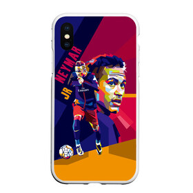 Чехол для iPhone XS Max матовый с принтом Neymar в городе Новоалтайск, Силикон | Область печати: задняя сторона чехла, без боковых панелей | neymar | неймар | сборная бразилии