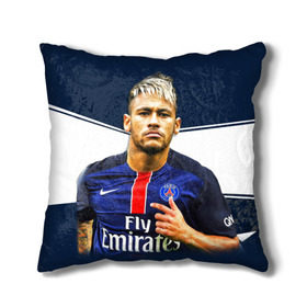 Подушка 3D с принтом Neymar в городе Новоалтайск, наволочка – 100% полиэстер, наполнитель – холлофайбер (легкий наполнитель, не вызывает аллергию). | состоит из подушки и наволочки. Наволочка на молнии, легко снимается для стирки | neymar | psg | неймар | псж | сборная бразилии