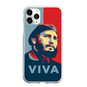 Чехол для iPhone 11 Pro Max матовый с принтом Фидель Кастро в городе Новоалтайск, Силикон |  | cuba | fidel | диктатор | коммунизм | куба | президент | фидель