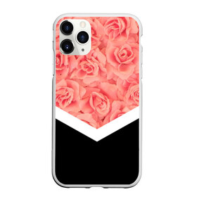 Чехол для iPhone 11 Pro матовый с принтом Розы (в цвете) в городе Новоалтайск, Силикон |  | Тематика изображения на принте: flowers | абстракция | растения | розовы | розы | треугольник | цветы | черно белый