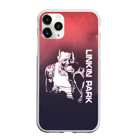 Чехол для iPhone 11 Pro матовый с принтом Linkin Park (Честер) в городе Новоалтайск, Силикон |  | Тематика изображения на принте: bennington | chester | linkin park | альтернативный метал | альтернативный рок | беннингтон | группа | линкин парк | музыкант | ню метал | певец | рок | рэп | рэп рок | честер | электроник рок