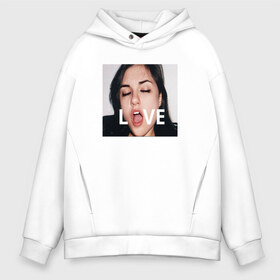 Мужское худи Oversize хлопок с принтом Sasha Gray LOVE в городе Новоалтайск, френч-терри — 70% хлопок, 30% полиэстер. Мягкий теплый начес внутри —100% хлопок | боковые карманы, эластичные манжеты и нижняя кромка, капюшон на магнитной кнопке | brazzers | gray | grey | sasha | браззерс | грей | грэй | саша