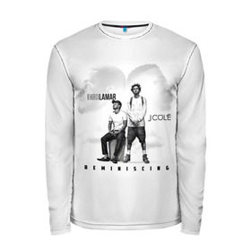 Мужской лонгслив 3D с принтом REMINISCING J. Cole и K. Lamar в городе Новоалтайск, 100% полиэстер | длинные рукава, круглый вырез горловины, полуприлегающий силуэт | k dot | kendrick lamar | альбом | дакворт | джермейн | кендрик | король хип хопа | коул | ламар | ламарр | музыкант | музыканты | певец | певцы | реп | репер | реперы | хип хоп