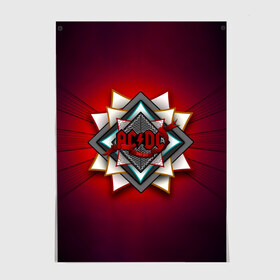 Постер с принтом AC/DC since 1973 в городе Новоалтайск, 100% бумага
 | бумага, плотность 150 мг. Матовая, но за счет высокого коэффициента гладкости имеет небольшой блеск и дает на свету блики, но в отличии от глянцевой бумаги не покрыта лаком | Тематика изображения на принте: 1973 | ac dc | австралийская | ангус янг | блюз рок | год основания | группа | звезда | красная | красный | крис слэйд | лента | рок | рок н ролл | стиви янг | фон | хард рок | эксл роуз | эмблема