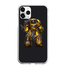 Чехол для iPhone 11 Pro матовый с принтом Warhammer 40 000 в городе Новоалтайск, Силикон |  | game | hammer | terminator armor | warhammer 40k | wh40k | игра | игрок | терминатор | фантастика | фэнтези