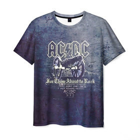 Мужская футболка 3D с принтом AC/DC пушка в городе Новоалтайск, 100% полиэфир | прямой крой, круглый вырез горловины, длина до линии бедер | ac dc | acdc | for those about to rock | австралийская | ангус янг | блюз рок | головы | группа | крис слэйд | метал | музыканты | певцы | рок | рок н ролл | сталь | стиви янг | хард рок | эксл роуз