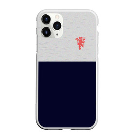Чехол для iPhone 11 Pro Max матовый с принтом Manchester United - Vintage style в городе Новоалтайск, Силикон |  | Тематика изображения на принте: винтаж | манчестер юнайтед