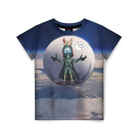 Детская футболка 3D с принтом Destiny 2 в городе Новоалтайск, 100% гипоаллергенный полиэфир | прямой крой, круглый вырез горловины, длина до линии бедер, чуть спущенное плечо, ткань немного тянется | Тематика изображения на принте: destiny | destiny 2 | дестени