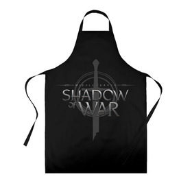 Фартук 3D с принтом Shadow of War 1 в городе Новоалтайск, 100% полиэстер | общий размер — 65 х 85 см, ширина нагрудника — 26 см, горловина — 53 см, длина завязок — 54 см, общий обхват в поясе — 173 см. Принт на завязках и на горловине наносится с двух сторон, на основной части фартука — только с внешней стороны | lord of the rings