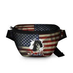 Поясная сумка 3D с принтом The Notorious B.I.G. флаг США в городе Новоалтайск, 100% полиэстер | плотная ткань, ремень с регулируемой длиной, внутри несколько карманов для мелочей, основное отделение и карман с обратной стороны сумки застегиваются на молнию | big poppa | biggie | biggie smalls | frank white | notorious big | бигги смолс | восточное | враг | друг | западное | музыкант | певец | побережье | реп | репер | тупака | уоллес | хип хоп | хипхоп