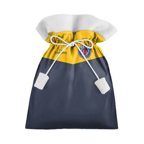 Подарочный 3D мешок с принтом Paris Saint-Germain - Navy Yellow (Collections 2018) в городе Новоалтайск, 100% полиэстер | Размер: 29*39 см | Тематика изображения на принте: paris saint germain | psg | псж