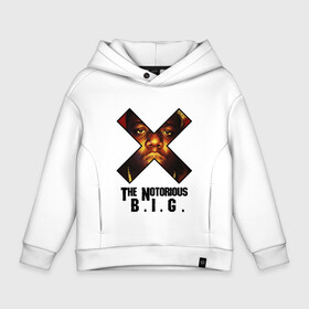 Детское худи Oversize хлопок с принтом The Notorious B.I.G. в городе Новоалтайск, френч-терри — 70% хлопок, 30% полиэстер. Мягкий теплый начес внутри —100% хлопок | боковые карманы, эластичные манжеты и нижняя кромка, капюшон на магнитной кнопке | big poppa | biggie | biggie smalls | frank white | notorious big | бигги смолс | восточное | враг | друг | западное | музыкант | певец | побережье | реп | репер | тупака | уоллес | хип хоп | хипхоп