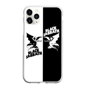 Чехол для iPhone 11 Pro матовый с принтом Black Sabbath в городе Новоалтайск, Силикон |  | black sabbath | ангел | белое | билл уорд | гизер батлер | группа | демон | инь и янь | крылья | метал | музыка | надпись | оззи | осборн | песни | рок | тони айомми | хард рок | хеви метал | черное