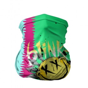 Бандана-труба 3D с принтом Blink 182 в городе Новоалтайск, 100% полиэстер, ткань с особыми свойствами — Activecool | плотность 150‒180 г/м2; хорошо тянется, но сохраняет форму | Тематика изображения на принте: blink | альтернативный рок | блинк | зеленый | линии | марк хоппус | музыка | мэтт скиба | панк | панк рок | песни | полосы | поп панк | рок | скейт панк | смайл | трэвис баркер