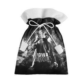 Подарочный 3D мешок с принтом Slipknot iowa в городе Новоалтайск, 100% полиэстер | Размер: 29*39 см | Тематика изображения на принте: slipknot | альтернативный метал | грув метал | комбинезон | маска | метал | мрачный | ню метал
