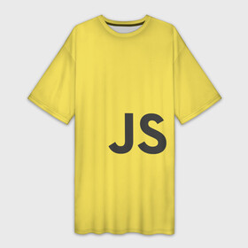Платье-футболка 3D с принтом JavaScript в городе Новоалтайск,  |  | javascript | js