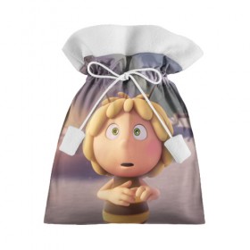 Подарочный 3D мешок с принтом Пчелка Майя в городе Новоалтайск, 100% полиэстер | Размер: 29*39 см | Тематика изображения на принте: 